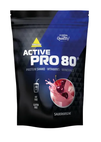 Inkospor Pro 80 - 500g Pulver - Premium Mehrkomponentenprotein für optimale Aminosäureversorgung, ideal als Zwischenmahlzeit. Verfügbar in 17 Geschmacksrichtungen für jeden Geschmack!