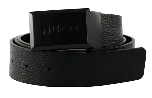 HUGO Synthetikgürtel Leather Belt aus echtem Rindsleder
