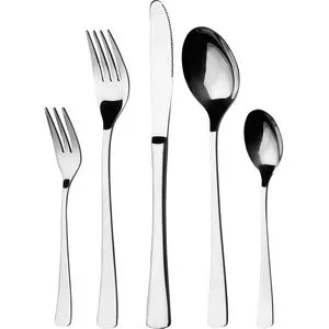 Gräwe Besteckset 044130 SD Würzburg, 30-teilig für 6 Personen - Elegantes 30-teiliges Besteckset aus rostfreiem Edelstahl 18/0, ideal für festliche Anlässe. Spülmaschinengeeignet und jederzeit erweiterbar.