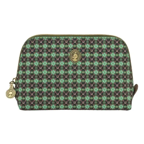 PiP Studio Kosmetiktasche Coby - Kleeblatt Design - Reisetasche mit abwaschbarer Innenauskleidung und praktischem Reißverschluss, ideal für unterwegs und garantiert ein Blickfang.