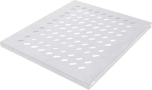 INTELLINET Fachboden 1HE 483x600mm bis 100kg grau - Rackmontage-Schränke & -Rahmen, stabiler Fachboden mit einer Tragkraft von bis zu 100kg, ideal für die optimale Nutzung von Rackplatz.