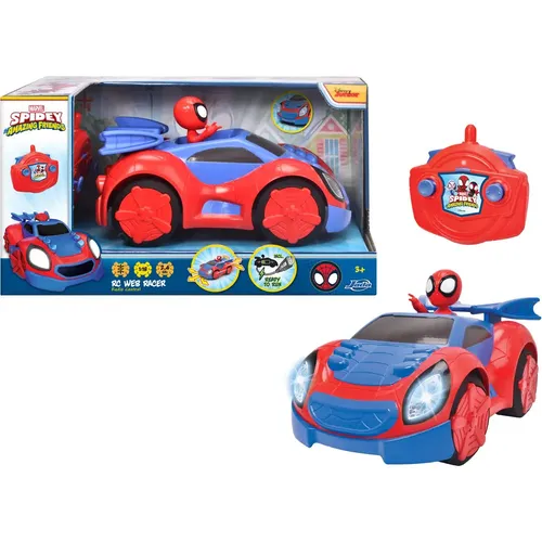 Jada Toys RC Spidey Web Racer - RC-Modelle mit spektakulärem Spider-Man Design, ideal für actionreiche Rennen und Abenteuer im Freien.