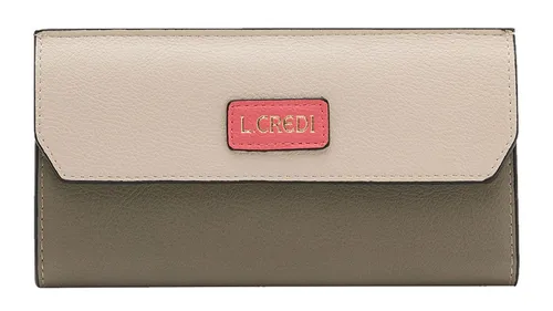 L. CREDI Geldbörse Flap Wallet mit RFID-Blocker von L. CREDI