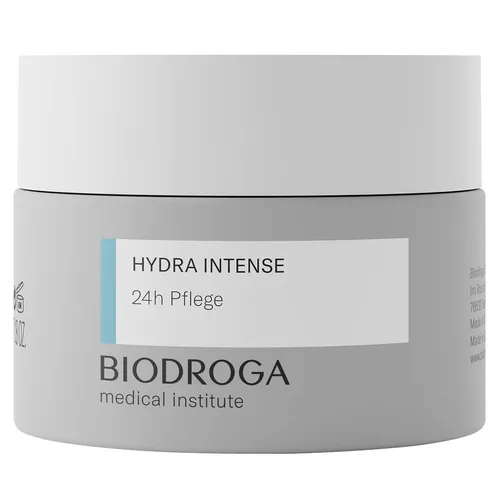 Biodroga Medical Institute Hydra Intense 24h Pflege 50 ml - Tagespflege für intensive Feuchtigkeit, spendet langanhaltende Hydration und verleiht der Haut ein strahlendes Aussehen.