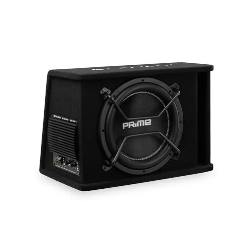 Caliber BC112SA-PRO Subwoofer Aktiv Set für Auto – 12 Zoll Bassbox mit Verstärker