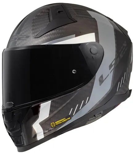 LS2 FF811 Vector II Carbon Grid Helm, Größe S