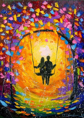 ENJOY Puzzle Romantische Liebe 1000 Teile