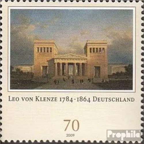 Prophila Collection BRD (BR.Deutschland) 2719 (kompl.Ausg.) FDC Ersttagsbrief 2009 Leo von Klenze (Briefmarken für Sammler)