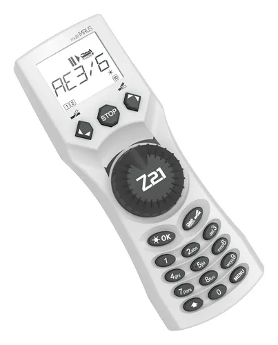 Roco Z21 multiMAUS 10835 Digital-Handregler - Moderne Digitalsteuerung für Modelleisenbahnen mit bis zu 9.999 Lokadressen. Ideal für präzise Steuerung und Programmierung von bis zu 29 Funktionen pro Lok.