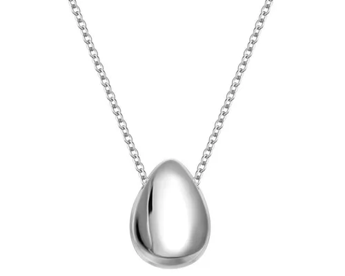Glanzstücke München Damen Halskette Tropfen aus Sterling Silber - Elegante Halskette aus 925er Sterling Silber mit Ankerkette, ideal für jeden Anlass. Mit einer Länge von 40 cm plus 5 cm Verlängerung ist sie vielseitig tragbar und verleiht jedem Outfit einen Hauch von Glanz.