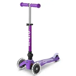 Scooter Mini MICRO DELUXE faltbar mit LED Rädern - purple - Roller / Kickboards, faltbar für einfache Aufbewahrung und ausgestattet mit coolen LED Rädern für zusätzlichen Fahrspaß