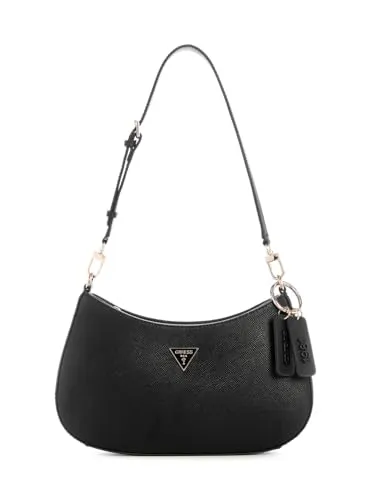 Guess NOELLE II TOP ZIP SHOULDER BAG in Schwarz von GUESS