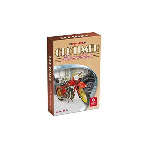 ASS Altenburger 22571455 - TOP ASS Oldtimer - Motorräder, Quartett, Kartenspiel