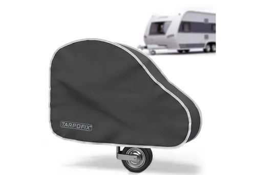 Tarpofix® Wohnwagenschutzhülle Deichselhaube Abdeckhaube mit 2x Klickverschluss, wasserfeste Deichselabdeckung - Anhänger & Wohnwagen Deichselhaube