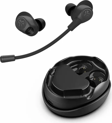 JLab Work In Ear Kopfhörer - Kabellose True Wireless Headphones - Kopfhörer mit über 55 Stunden Akkulaufzeit und klarem Mikrofon für Anrufe. Ideal für Büro und unterwegs, mit Bluetooth Multipoint für gleichzeitige Verbindung zu zwei Geräten.