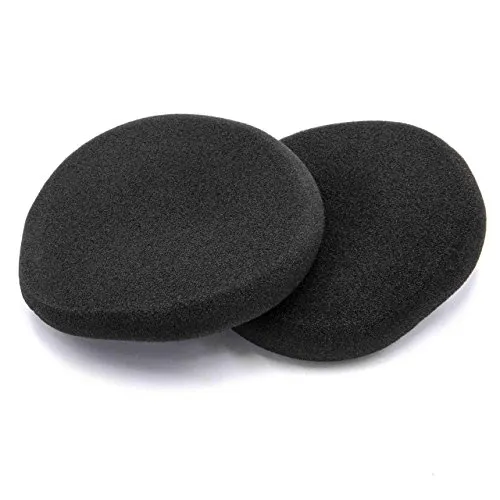 vhbw Ohrpolster Ersatz Polster kompatibel mit Logitech H800 Kopfhörer Headset, schwarz