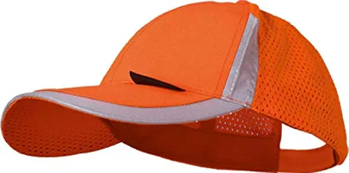 Warnschutz Kappe Cap Mütze Basecap orange 100 % Polyester