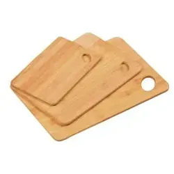 Kesper Schneidebrett Set, 3-teilig, Bambus, FSC 58333 , 1 Set