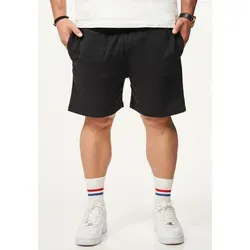 BEHYPE STUDIOS Sweatshorts im lockeren Relaxed-Fit aus 100% Baumwolle für Herren Kurze Hose Sporthose Sommershorts mit elastischem Gummibund schwarz M