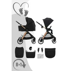 Kinderkraft VESTO 2-in-1-Kinderwagen mit Babywanne und wendbarem Sitz - Der Kinderkraft VESTO 2-in-1-Kinderwagen bietet Flexibilität mit einem wendbaren Sportsitz und einer praktischen Babywanne. Ideal für verschiedene Entwicklungsphasen und einfach zu transportieren.