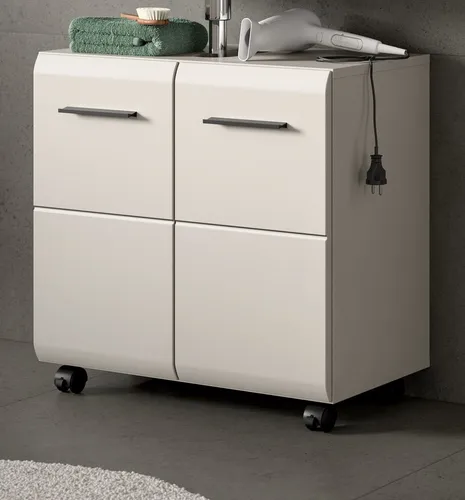 Inn.Furn Waschbeckenunterschrank 'Cover', Kaschmir, 60x58x30 cm