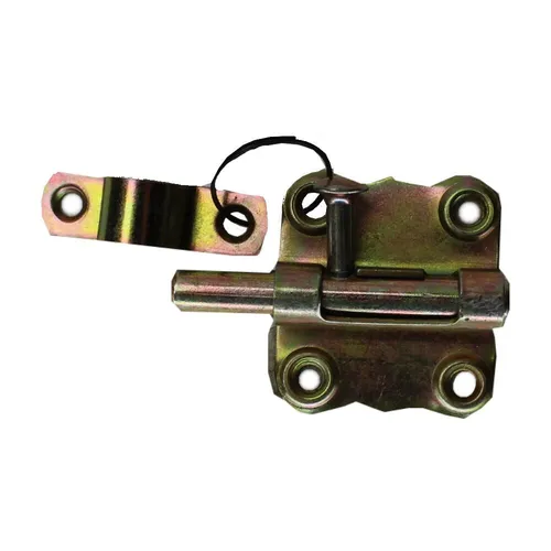 O15 Bolzenriegel 47x46  mm mit Schlaufe verzinkt Schubriegel Grendelriegel