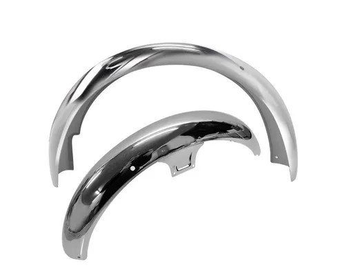 Craftride Halter Set Schutzblech vorne + hinten für Simson S51 S50 S70 Kotflügel # chro