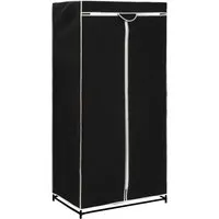 vidaXL Kleiderschrank mit Reißverschlüssen - Falt- und Stoffschrank mit stabilem Eisenrahmen, atmungsaktivem Polyesterbezug und einfachem Stecksystem – ideal für Ordnung in jedem Raum.