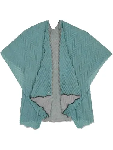 Fraas Poncho Polyesterruana – Stilvoller Damen Poncho - Ponchos für Damen, vielseitig tragbar als Cape oder XXL-Schal, ideal für kühle Temperaturen und stylische Akzente im Alltag oder zu besonderen Anlässen.