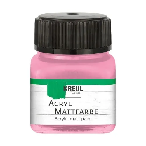 Kreul Acryl Mattfarbe himbeere 20 ml Glas 100 ml / 12,45 Euro