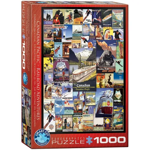 Eurographics Puzzle 6000-0648 - Eisenbahnabenteuer - 1000 Teile