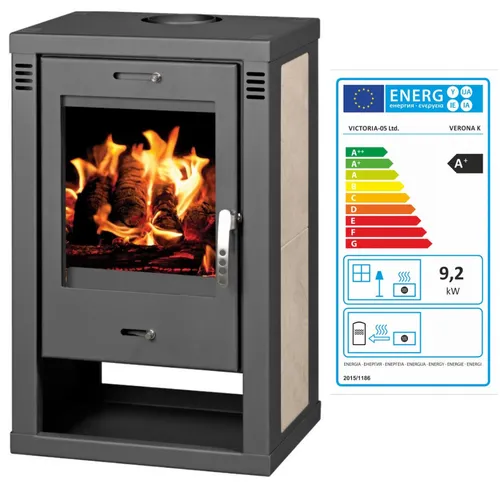 EEK Kaminofen Victoria Verona K 9.2 kW – Effiziente Wärme von Victoria
