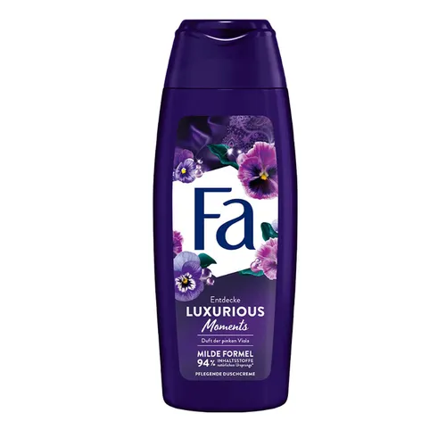 250ml Fa Luxurious Moments Duschcreme schwarzer Amethyst & Duft der Pinken Viola