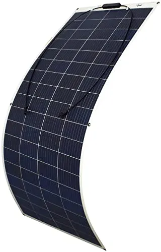 revolt Solarmodul flexibel: Ultraleichtes flexibles Solarmodul für MC4, salzwasserfest, 200W, IP67 (Flexible Solarpanel, leichtes Solarpanel, biegsam)