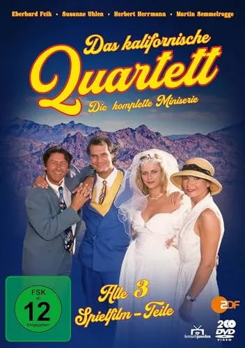 Das kalifornische Quartett - Die komplette Miniserie im Stil von Wilder Westen - Fernsehjuwelen mit 2 DVDs, spannende Geschichten und nostalgischer Western-Charme, ideal für Filmfans.