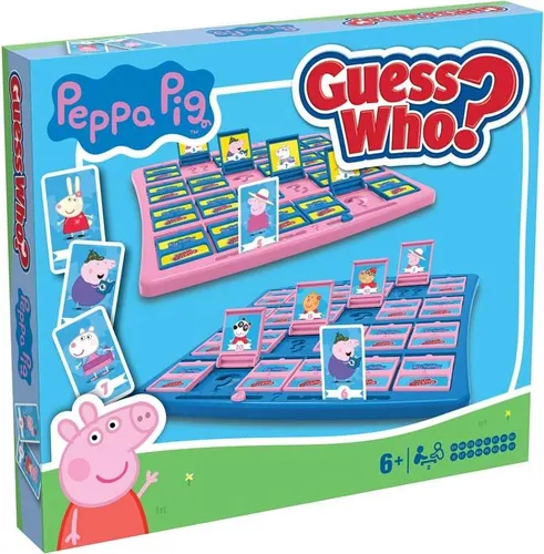 Hasbro Gesellschaftsspiel Peppa Pig Guess Who? Brettspiel Lernspiel