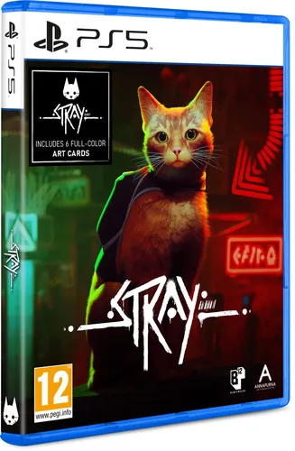 Stray Streuner für PlayStation 5 - Abenteuer in einer Katzenwelt - Konsolen-Spiel, erlebe das aufregende Abenteuer in einer futuristischen Welt als Katze, spielbar auf jeder europäischen PS5.