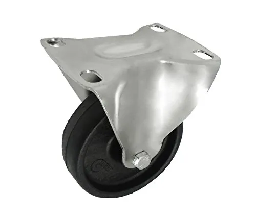 Zabi Räder 100mm Hitzebeständige Kunststoffräder (max. 250°C) in festen Gehäusen, Transportrollen