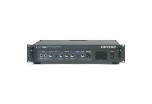Hartke LH 1000 Head Bassverstärker - E-Gitarrenverstärker mit zwei Endstufen für bis zu 1100 Watt Leistung und warmer Röhrenvorstufe für druckvollen Sound. Perfekt für Bühne und Studio.