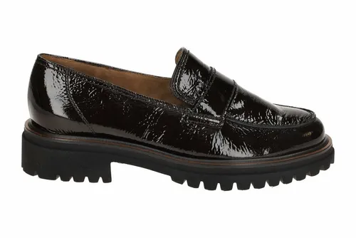 Paul Green Damen Slipper Sandale in Braun (Größe 39) - Elegante Slipper aus echtem Leder in Dunkelbraun, ideal für den Alltag. Bequeme Schlupfform und robuster Blockabsatz sorgen für hohen Tragekomfort.