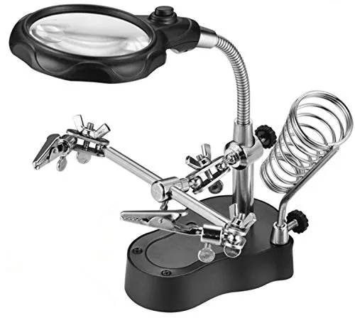 Dritte Hand Magnifying Glass Marke Iso Trade, Bunt