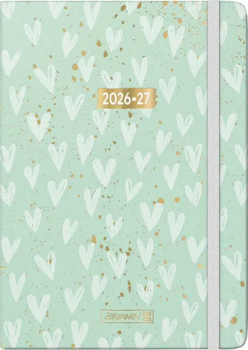 Schülerkalender 2026/2027 Hearts A5, Textil | Kalender | Deutsch | 208 S. | 2027