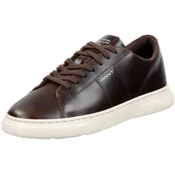 GANT Sneaker Leder - Herren, Gr. 42, Dunkelbraun - Hochwertige Leder-Sneaker für Herren in Dunkelbraun, mit Wechselfußbett und klassischem Design – ideal für einen eleganten, casual Look.