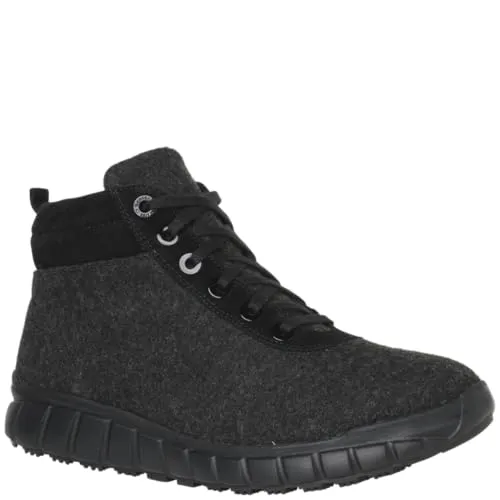 Ganter EVO Damen-H Stiefelette, schwarz, 38 EU Weit - Wanderschuhe mit Merinowolle für optimalen Komfort und Wärme bei Outdoor-Aktivitäten.