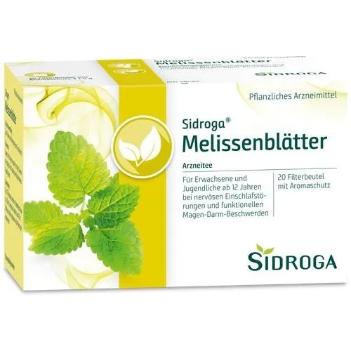 SIDROGA Melissenblätter Tee Filterbeutel 20X1.5 g