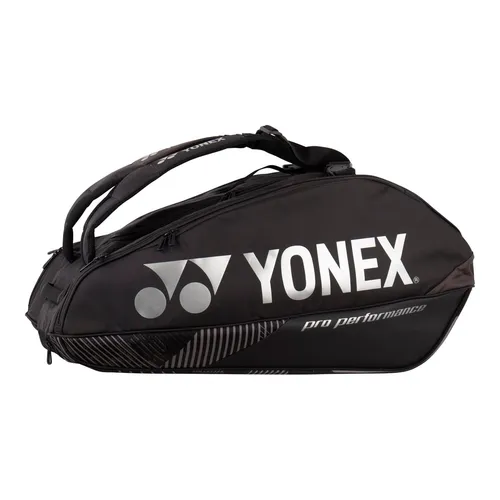 Yonex Sporttasche Pro Racquet Bag 10 pcs schwarz - Tennisschläger Tasche für bis zu 10 Schläger, robustes Design und ideal für professionelle Spieler und Sportliebhaber.