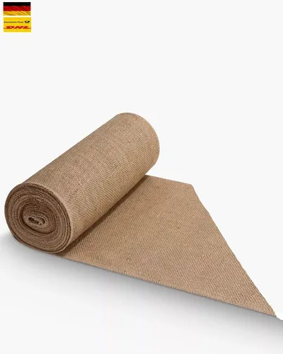 Tischläufer 30x1000cm – Rustikale Deko mit natürlichem Look in braun von Montegoni