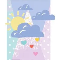 Komar Wandbild Winnie Pooh Clouds 30 x 40 cm