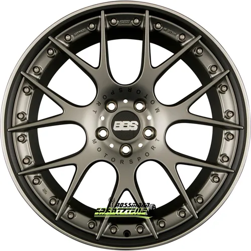 BBS Alufelge CH-RII platinum/schwarz 9,5x22 von BBS