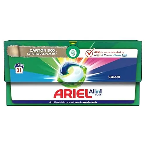 Ariel All-in-1 PODS Waschmittel COLOR - 31 Waschladungen / 31 kapseln/Kartonbox